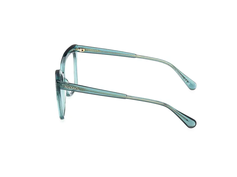 MAX&Co Donna MO5130 093 Montature da vista Acetato Verde Squadrata Normale miniatura 2
