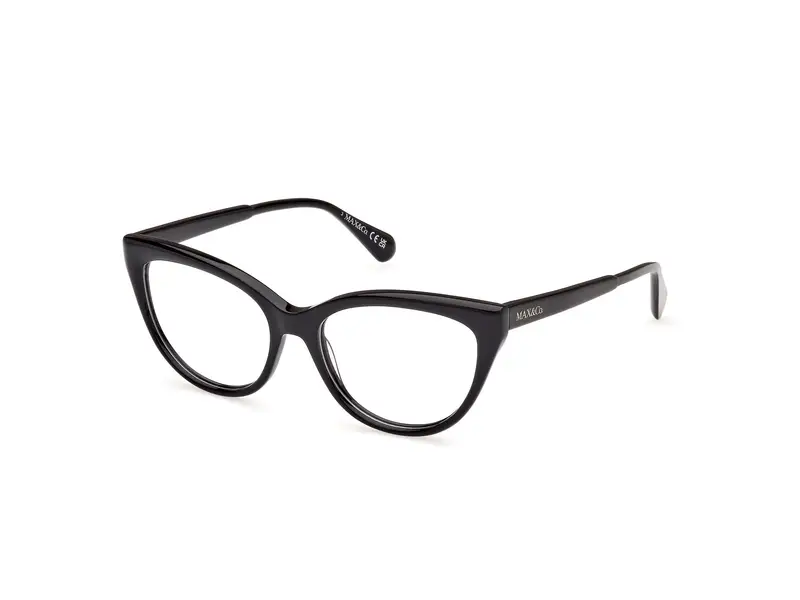 MAX&Co Donna MO5131 001 Montature da vista Acetato Nero  Cat Eye Normale