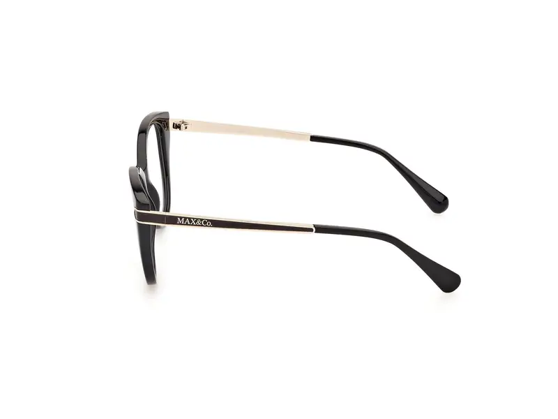 MAX&Co Donna MO5135 001 Montature da vista Iniettato Nero Rotonda Normale miniatura 2