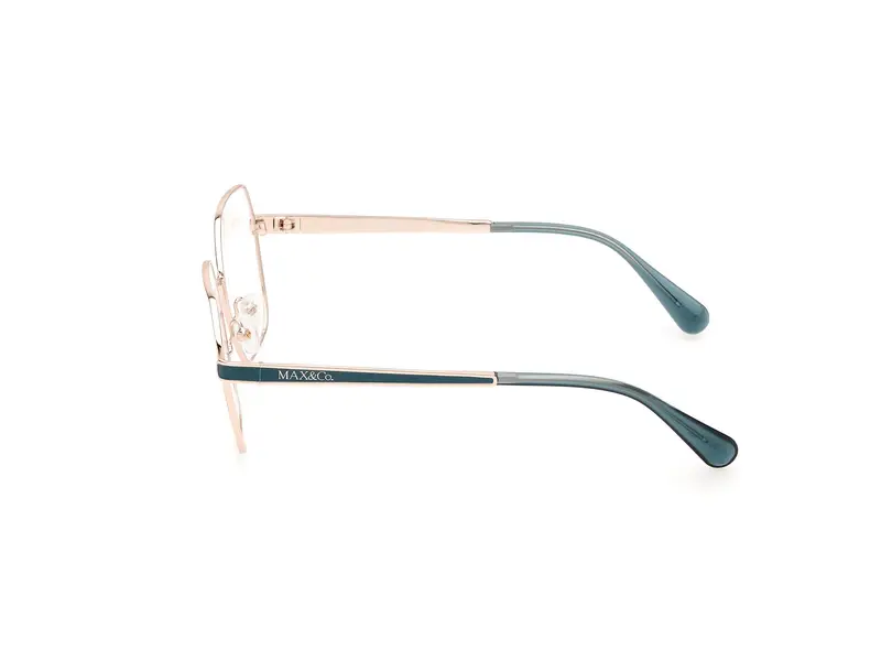 MAX&Co Donna MO5139 028 Montature da vista Metallo Oro Squadrata Normale miniatura 2