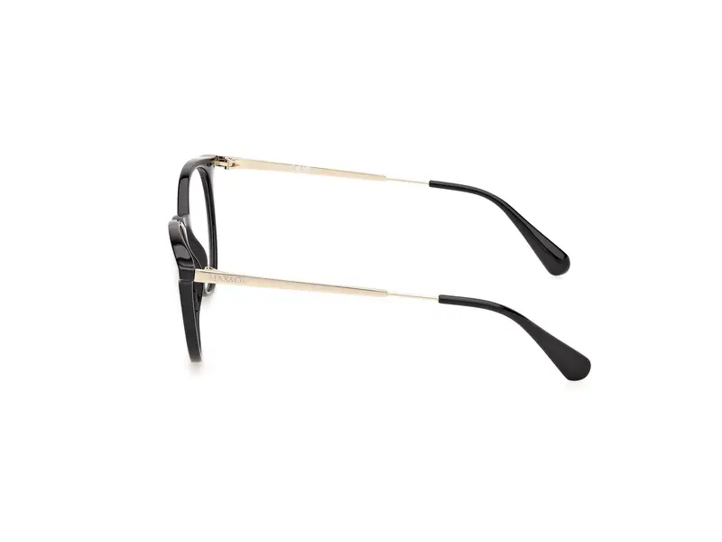 MAX&Co Donna MO5145 001 Montature da vista Iniettato Nero Rotonda Normale miniatura 2