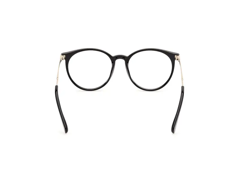 MAX&Co Donna MO5145 001 Montature da vista Iniettato Nero Rotonda Normale miniatura 3