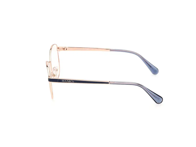 MAX&Co Donna MO5148 090 Montature da vista Metallo Blu Rotonda Normale miniatura 2