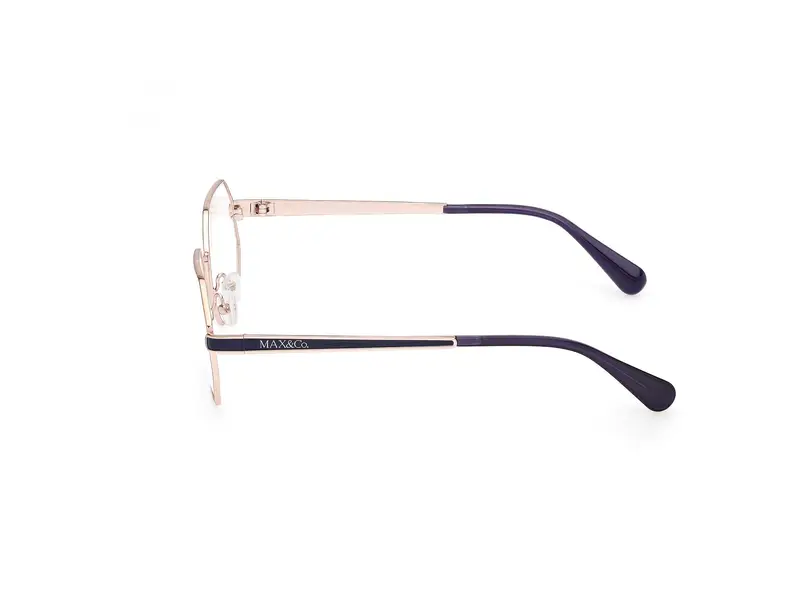 MAX&Co Donna MO5163 028 Montature da vista Metallo Oro Geometrica Normale miniatura 2
