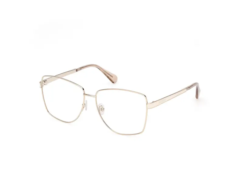 MAX&Co Donna MO5164 32A Montature da vista Metallo Oro Fumo Squadrata Normale