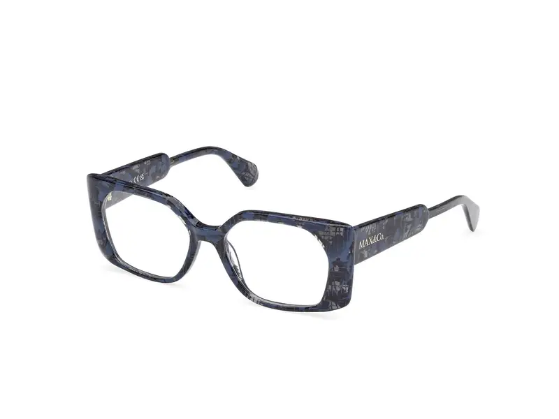 MAX&Co Donna MO5168 092 Montature da vista Acetato Blu  Squadrata Normale