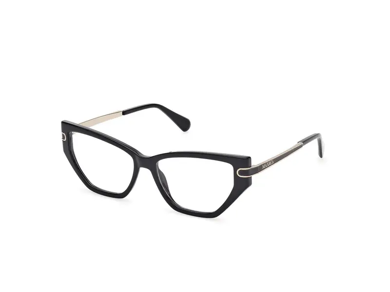 MAX&Co Donna MO5170 001 Montature da vista Iniettato Nero  Cat Eye Normale
