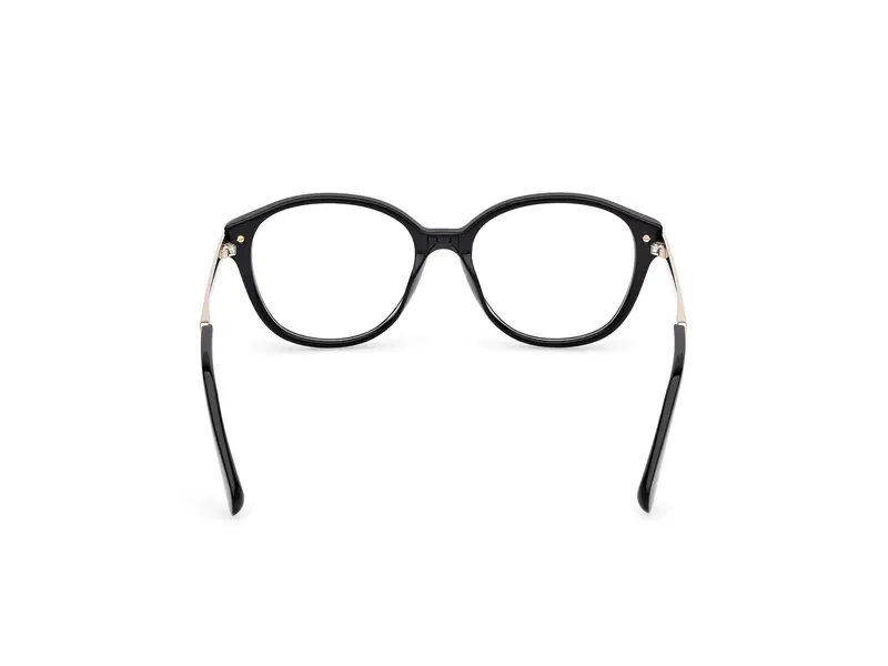 MAX&Co Donna MO5171 001 Montature da vista Iniettato Nero Rotonda Normale miniatura 3