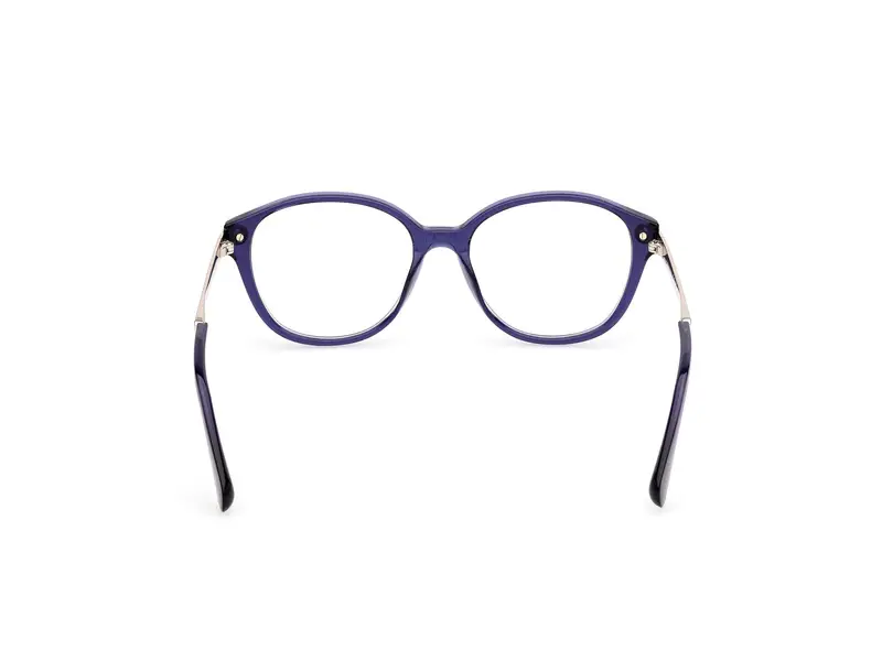 MAX&Co Donna MO5171 090 Montature da vista Iniettato Blu Rotonda Normale miniatura 3