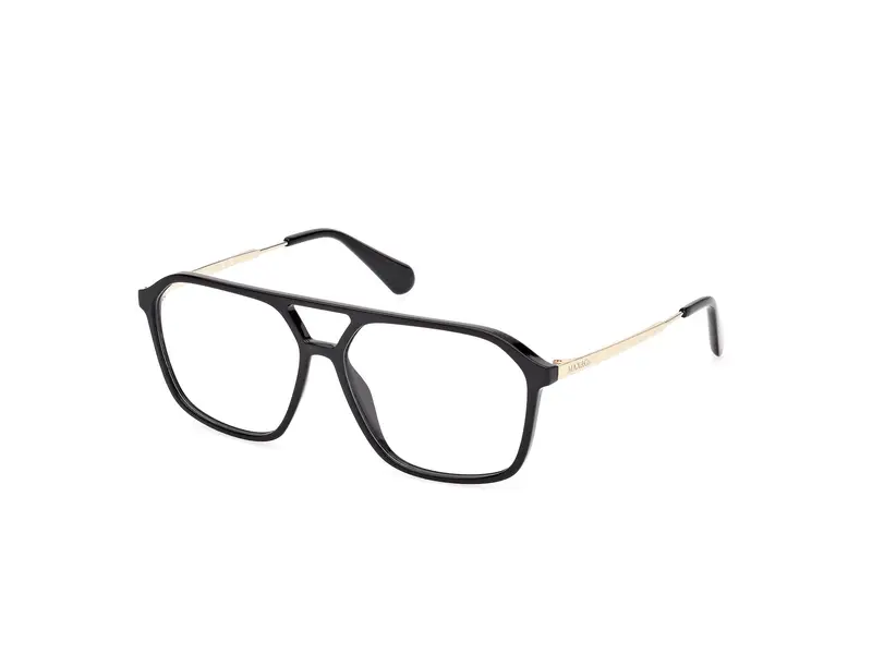 MAX&Co Donna MO5172 001 Montature da vista Iniettato Nero  Pilot Normale