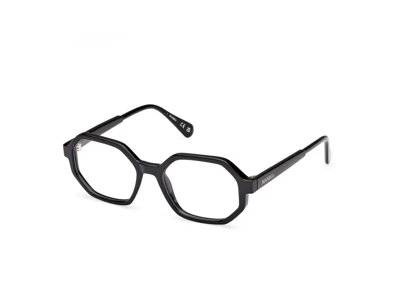 MAX&Co Donna MO5174 001 Montature da vista Iniettato Nero  Geometrica Normale