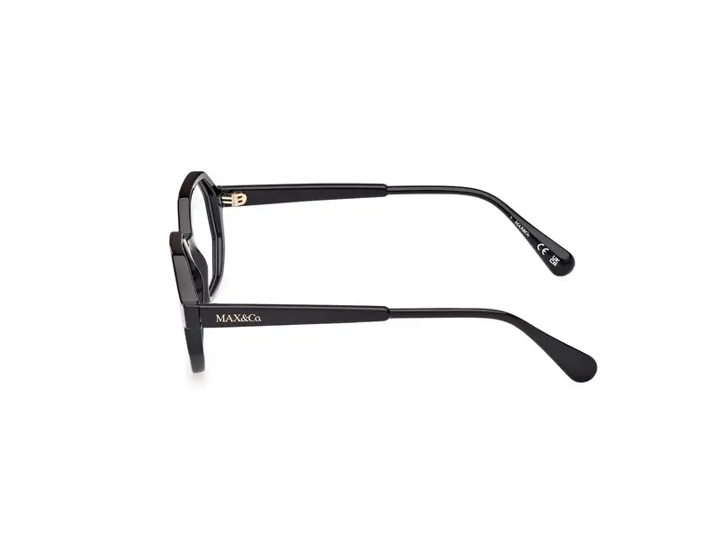 MAX&Co Donna MO5174 001 Montature da vista Iniettato Nero Geometrica Normale miniatura 2