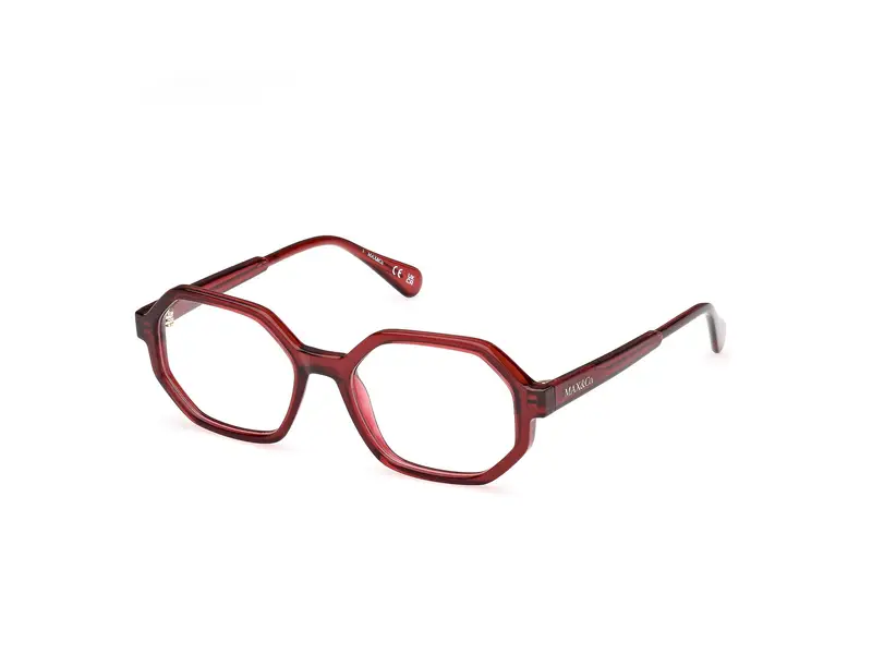 MAX&Co Donna MO5174 069 Montature da vista Iniettato Bordeaux  Geometrica Normale