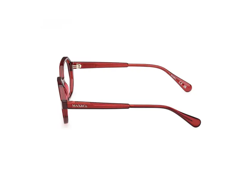 MAX&Co Donna MO5174 069 Montature da vista Iniettato Bordeaux Geometrica Normale miniatura 2