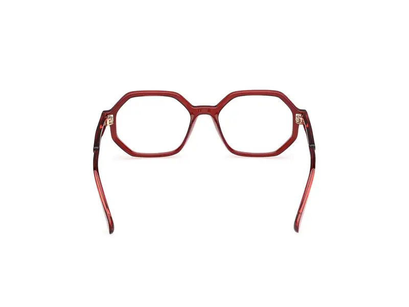MAX&Co Donna MO5174 069 Montature da vista Iniettato Bordeaux Geometrica Normale miniatura 3
