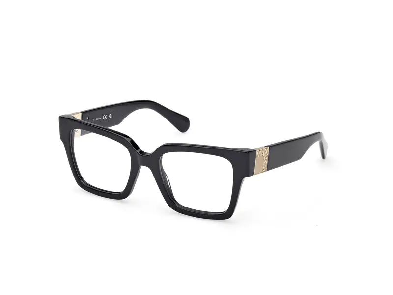 MAX&Co Donna MO5175 001 Montature da vista Acetato Nero  Squadrata Normale