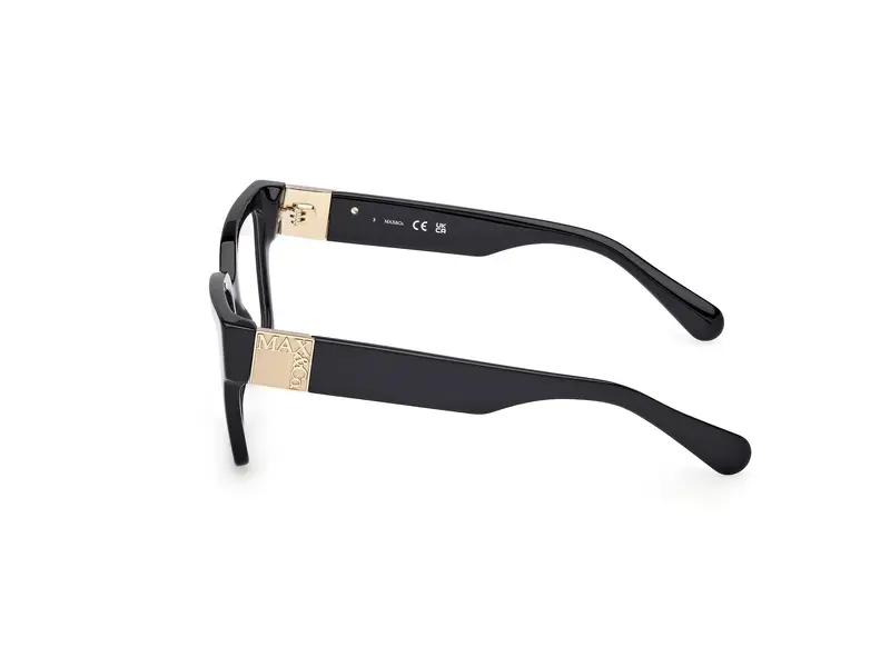 MAX&Co Donna MO5175 001 Montature da vista Acetato Nero Squadrata Normale miniatura 2