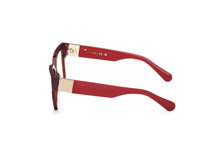 MAX&Co Donna MO5175 066 Montature da vista Acetato Rosso Squadrata Normale miniatura 2