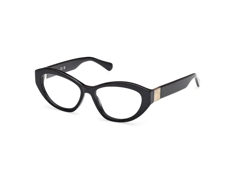 MAX&Co Donna MO5176 001 Montature da vista Acetato Nero  Cat Eye Normale