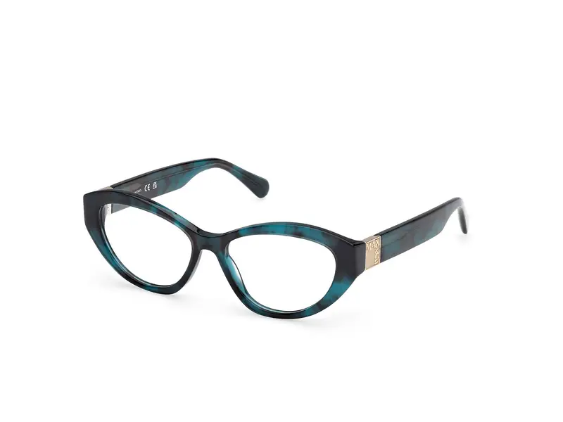 MAX&Co Donna MO5176 55A Montature da vista Acetato Havana Fumo Cat Eye Normale