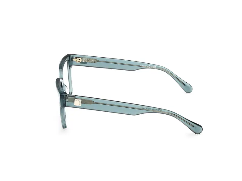 MAX&Co Donna MO5179 096 Montature da vista Acetato Verde Squadrata Normale miniatura 2