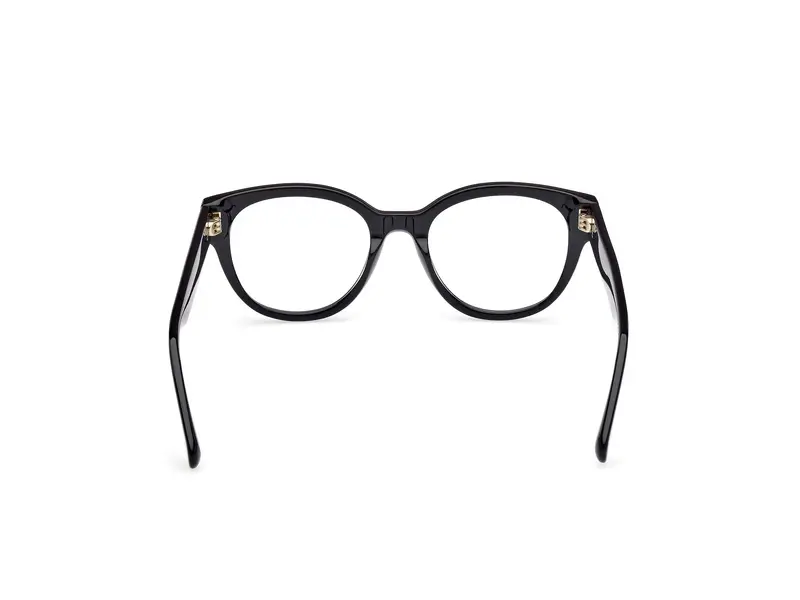 MAX&Co Donna MO5180 001 Montature da vista Acetato Nero Rotonda Normale miniatura 3