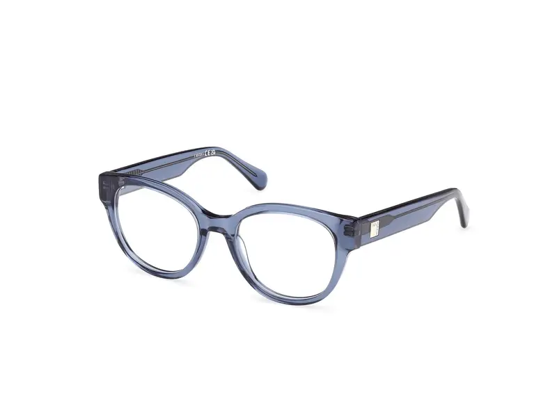 Donna MO5180 090 Montature da vista Acetato Blu Rotonda Normale