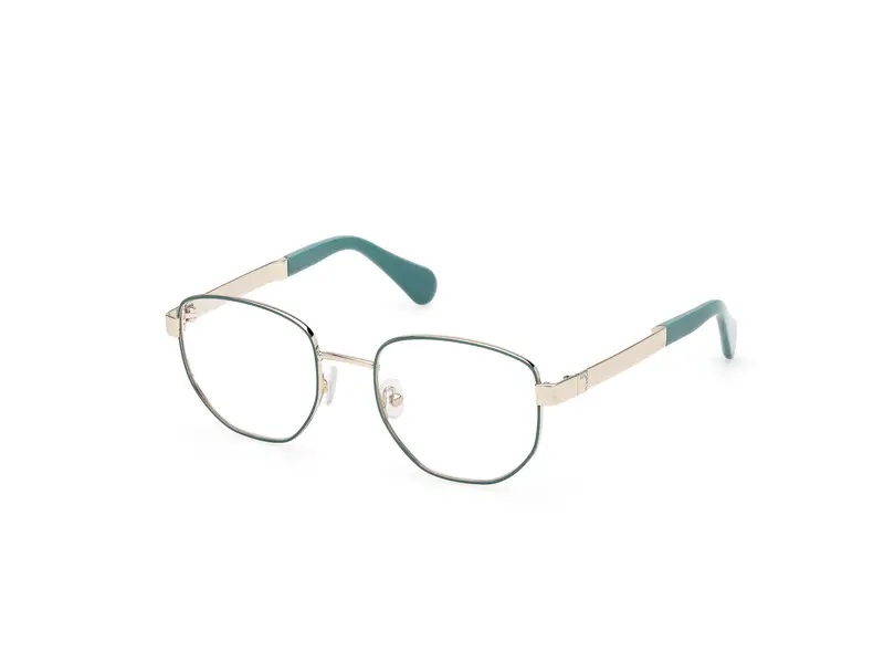 Donna MO5183 096 Montature da vista Metallo Verde Geometrica Normale