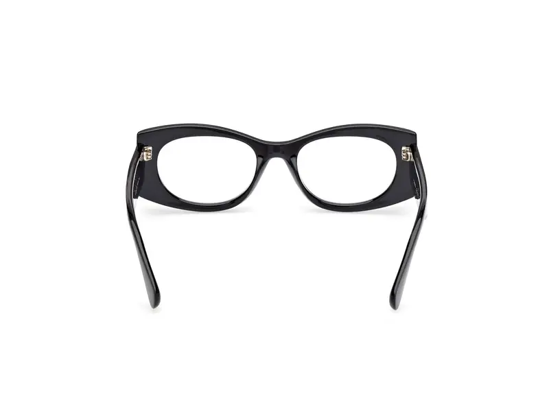 MAX&Co Donna MO5184 001 Montature da vista Iniettato Nero Geometrica Normale miniatura 3
