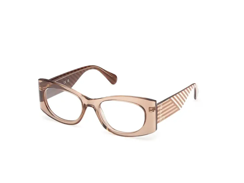 MAX&Co Donna MO5184 057 Montature da vista Iniettato Beige  Geometrica Normale
