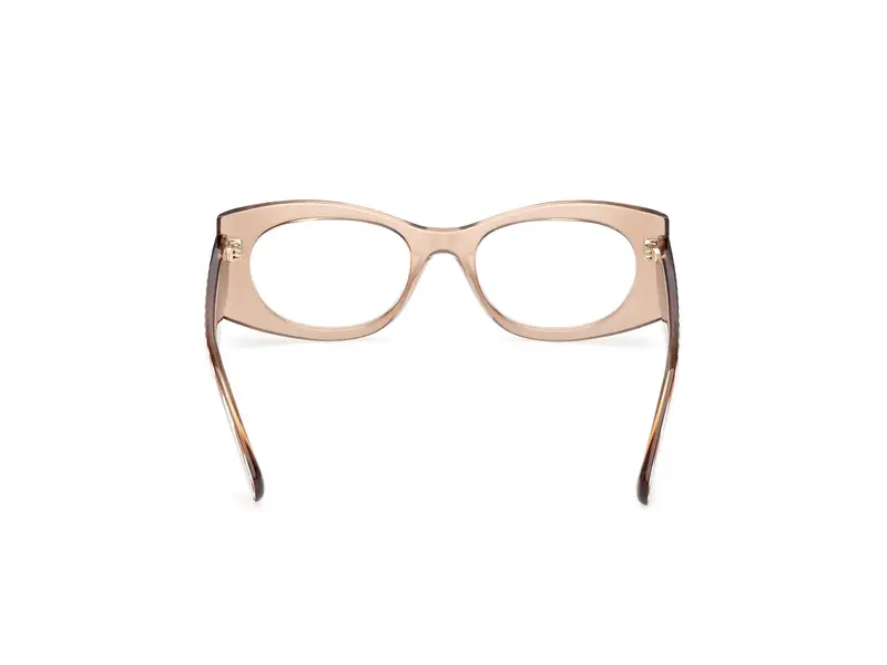 MAX&Co Donna MO5184 057 Montature da vista Iniettato Beige Geometrica Normale miniatura 3