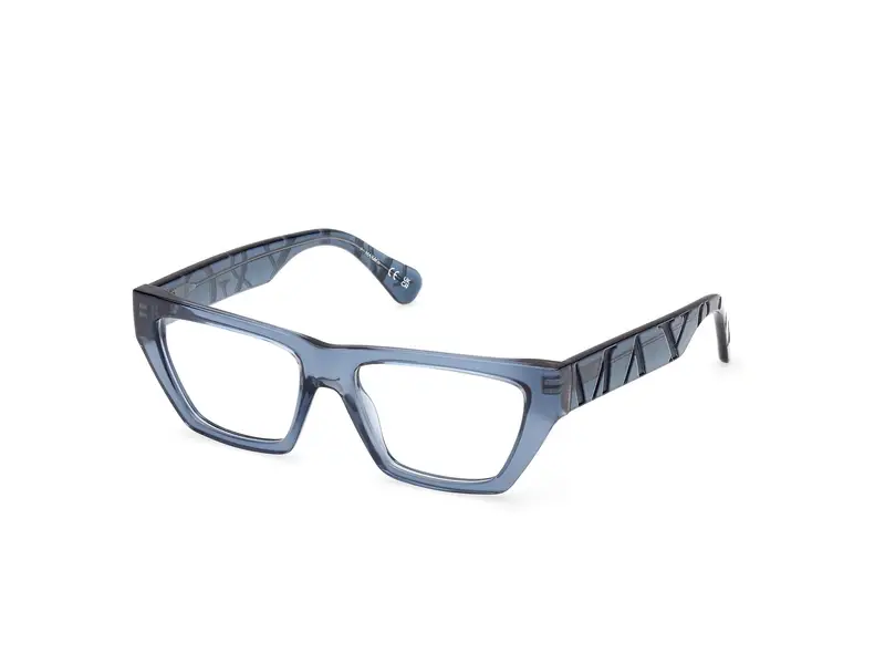 MAX&Co Donna MO5185 090 Montature da vista Iniettato Blu  Squadrata Normale