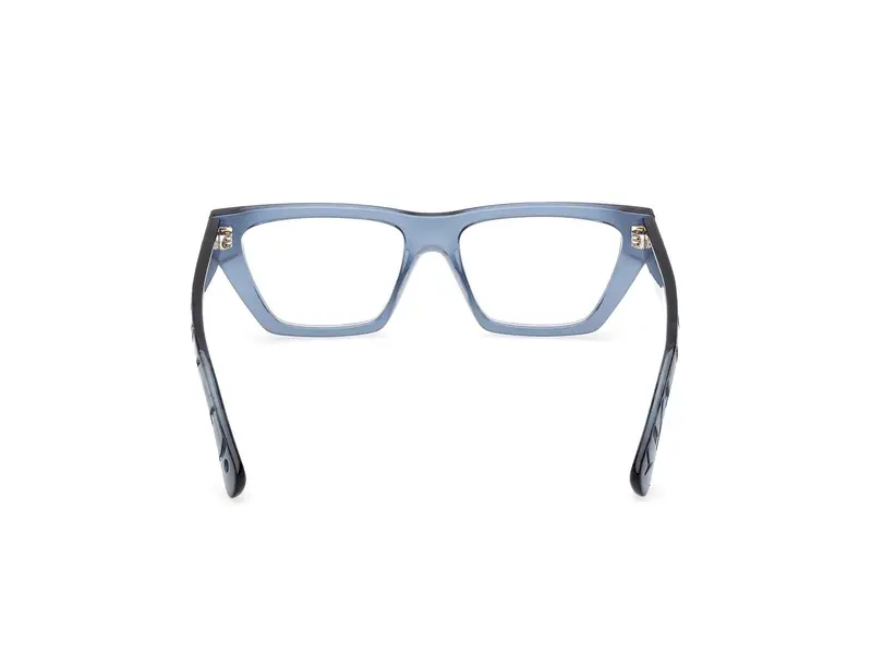 MAX&Co Donna MO5185 090 Montature da vista Iniettato Blu Squadrata Normale miniatura 3