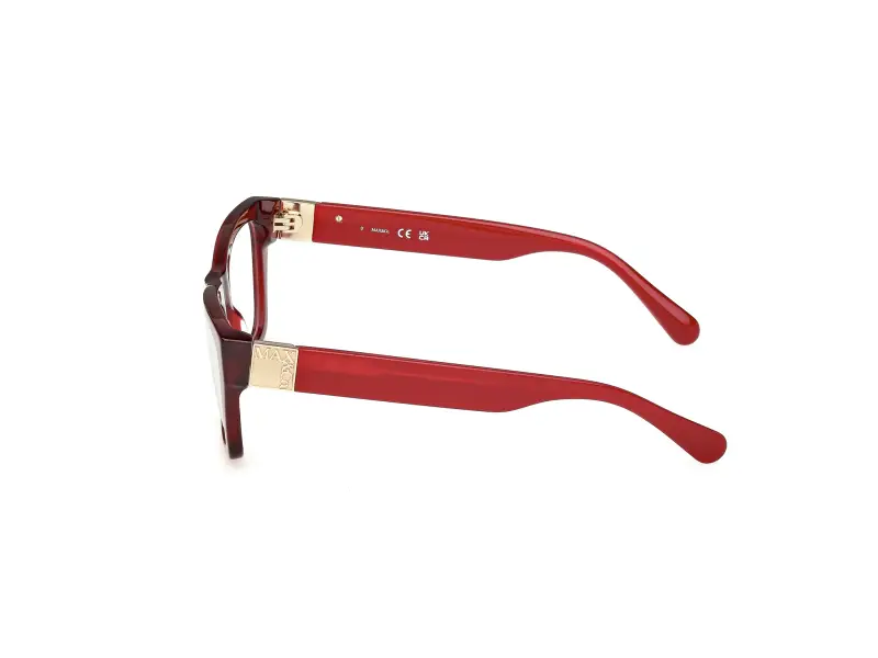 Donna MO5186 066 Montature da vista Acetato Rosso Squadrata Normale miniatura 3