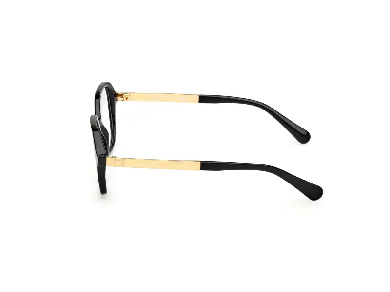 Donna MO5190 001 Montature da vista Iniettato Nero Geometrica Normale miniatura 3