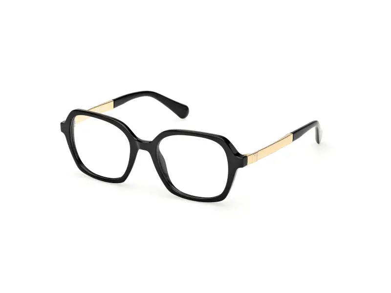 Donna MO5190 001 Montature da vista Iniettato Nero Geometrica Normale