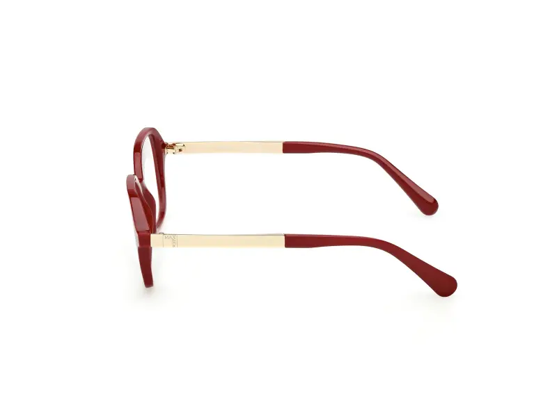 Donna MO5190 066 Montature da vista Iniettato Rosso Geometrica Normale miniatura 3