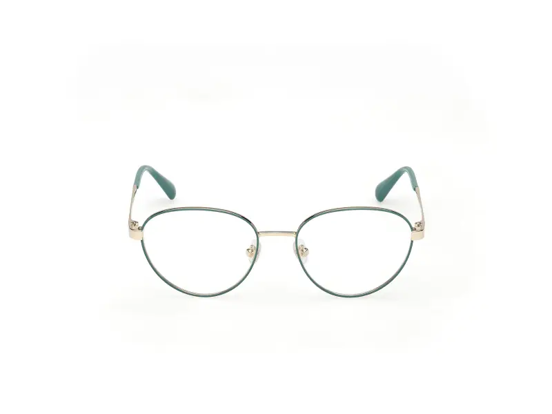 Donna MO5191 096 Montature da vista Metallo Verde Rotonda Normale miniatura 2