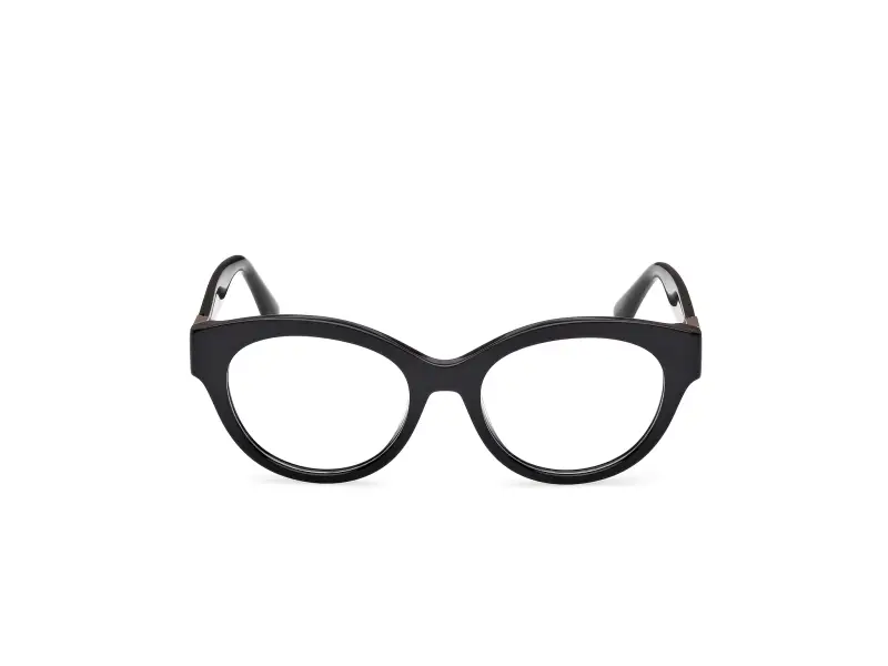 Donna MO5192 001 Montature da vista Acetato Nero Rotonda Normale miniatura 2