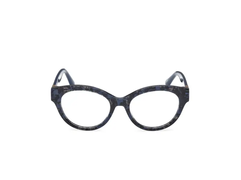 Donna MO5192 092 Montature da vista Acetato Blu Rotonda Normale miniatura 2