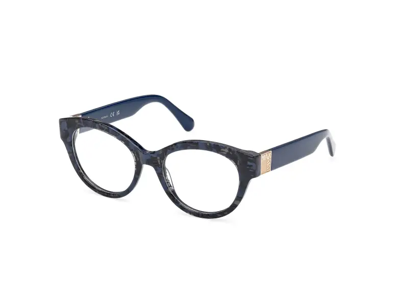 Donna MO5192 092 Montature da vista Acetato Blu Rotonda Normale