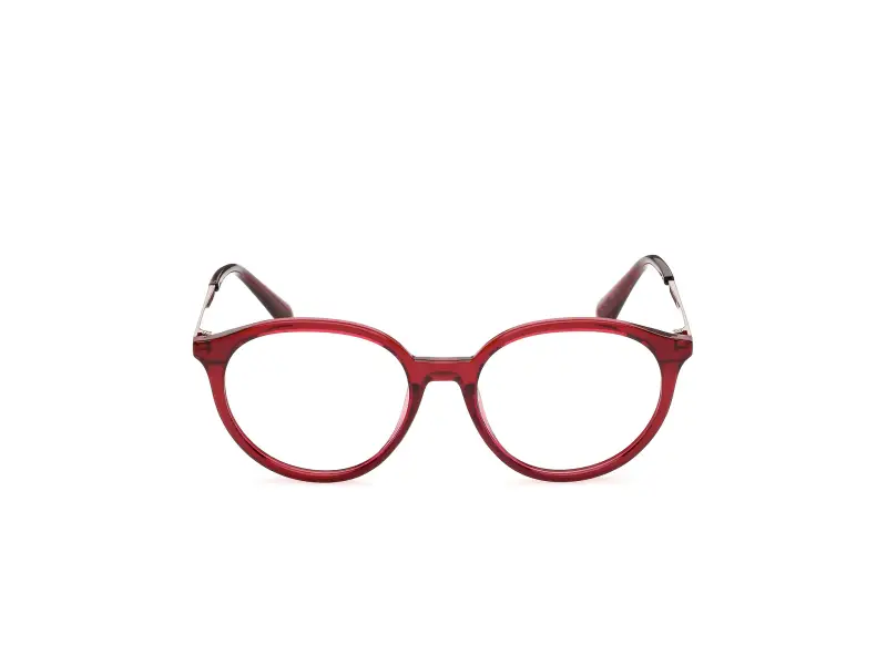 Donna MO5198 069 Montature da vista Iniettato Bordeaux Rotonda Normale miniatura 2