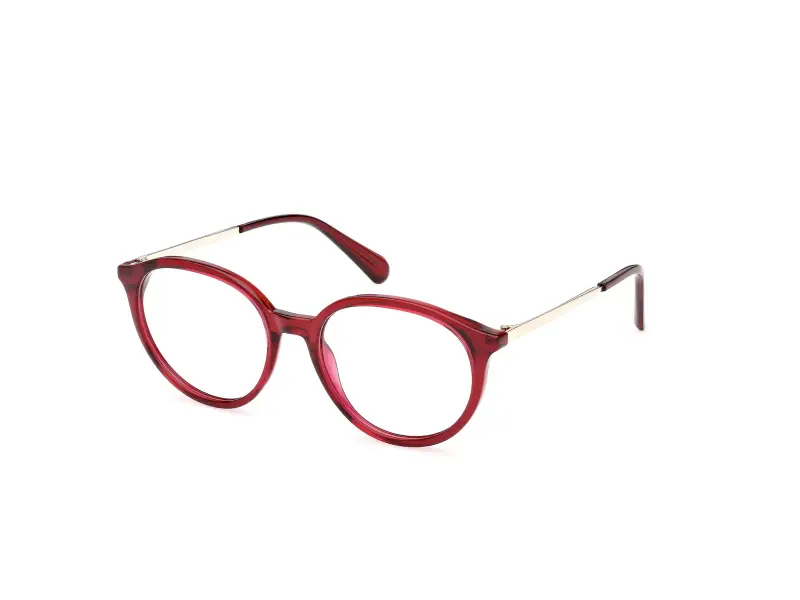 Donna MO5198 069 Montature da vista Iniettato Bordeaux Rotonda Normale