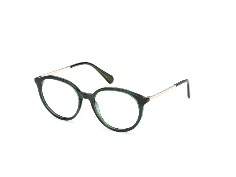 Donna MO5198 096 Montature da vista Iniettato Verde Rotonda Normale