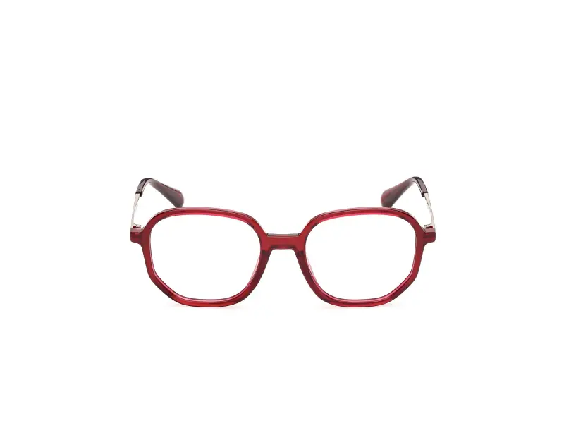 Donna MO5199 069 Montature da vista Iniettato Bordeaux Geometrica Normale miniatura 2