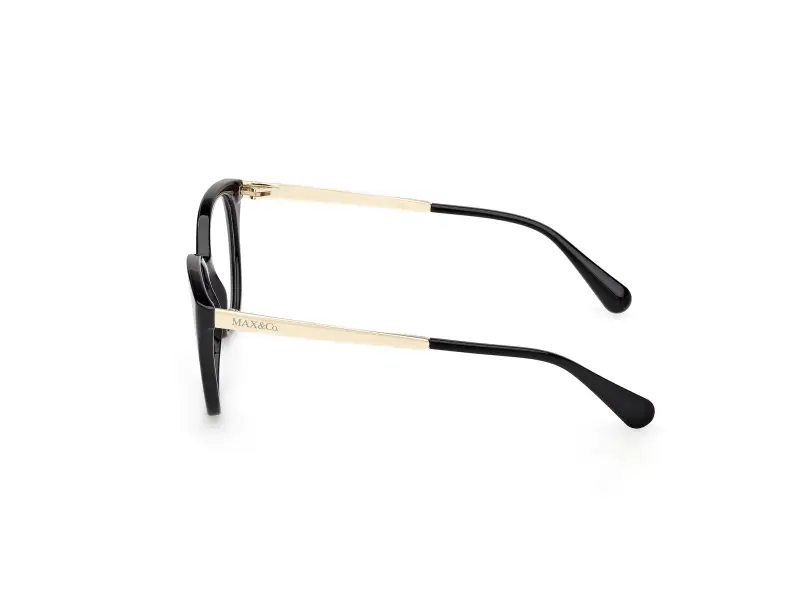 Donna MO5200 001 Montature da vista Iniettato Nero Rotonda Normale miniatura 3