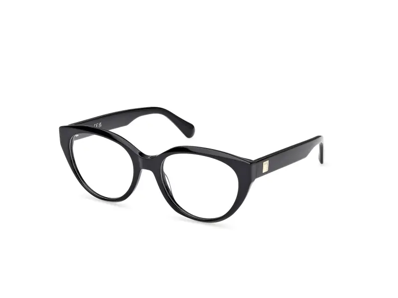 Donna MO5205 001 Montature da vista Acetato Nero Cat Eye Normale