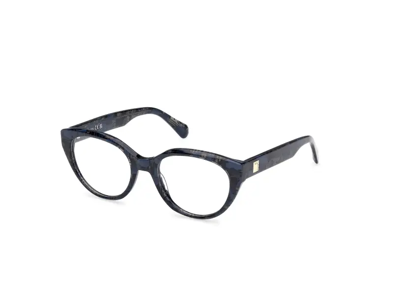 Donna MO5205 092 Montature da vista Acetato Blu Cat Eye Normale
