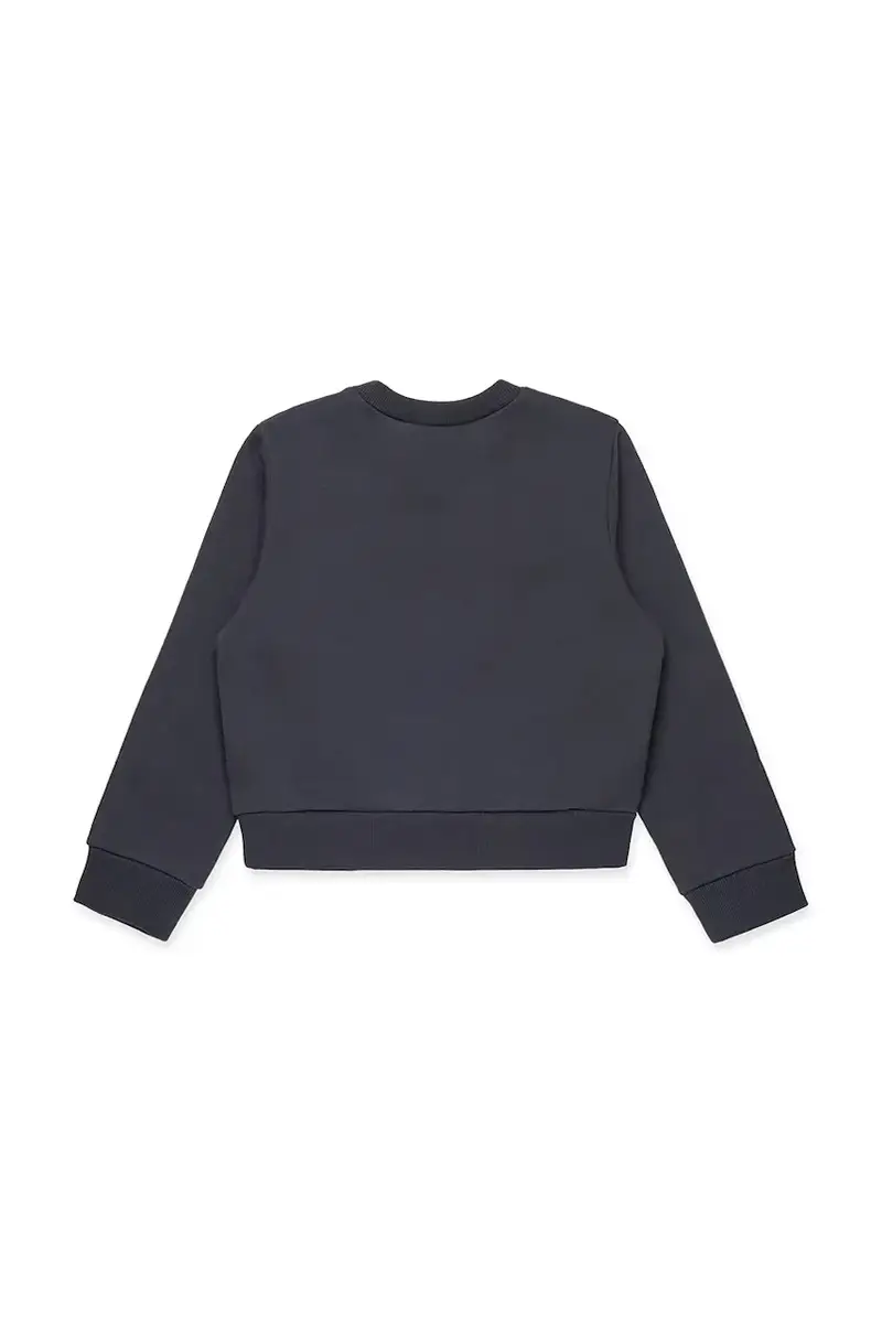 felpa in cotone bambino/a MAXS3F SWEAT-SHIRT colore grigio MX0037 miniatura 2