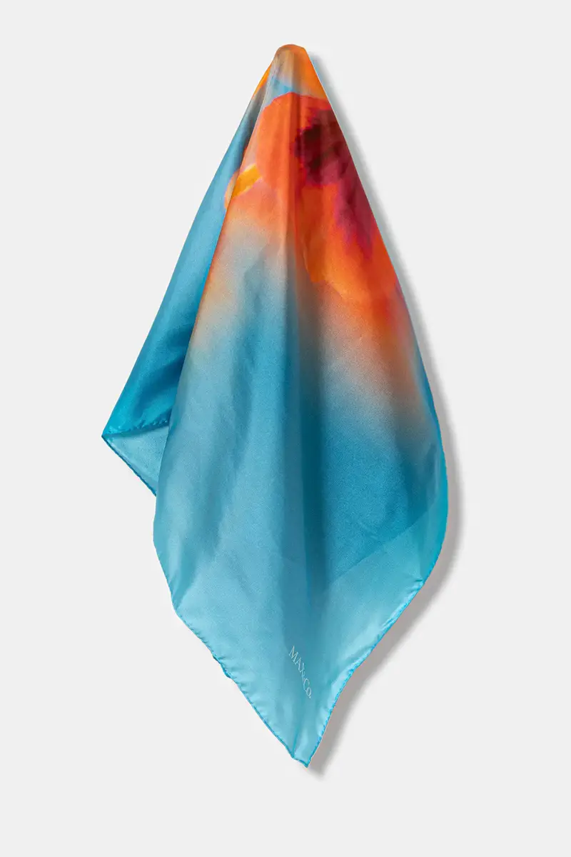 . foulard in seta donna colore blu 2526546046200